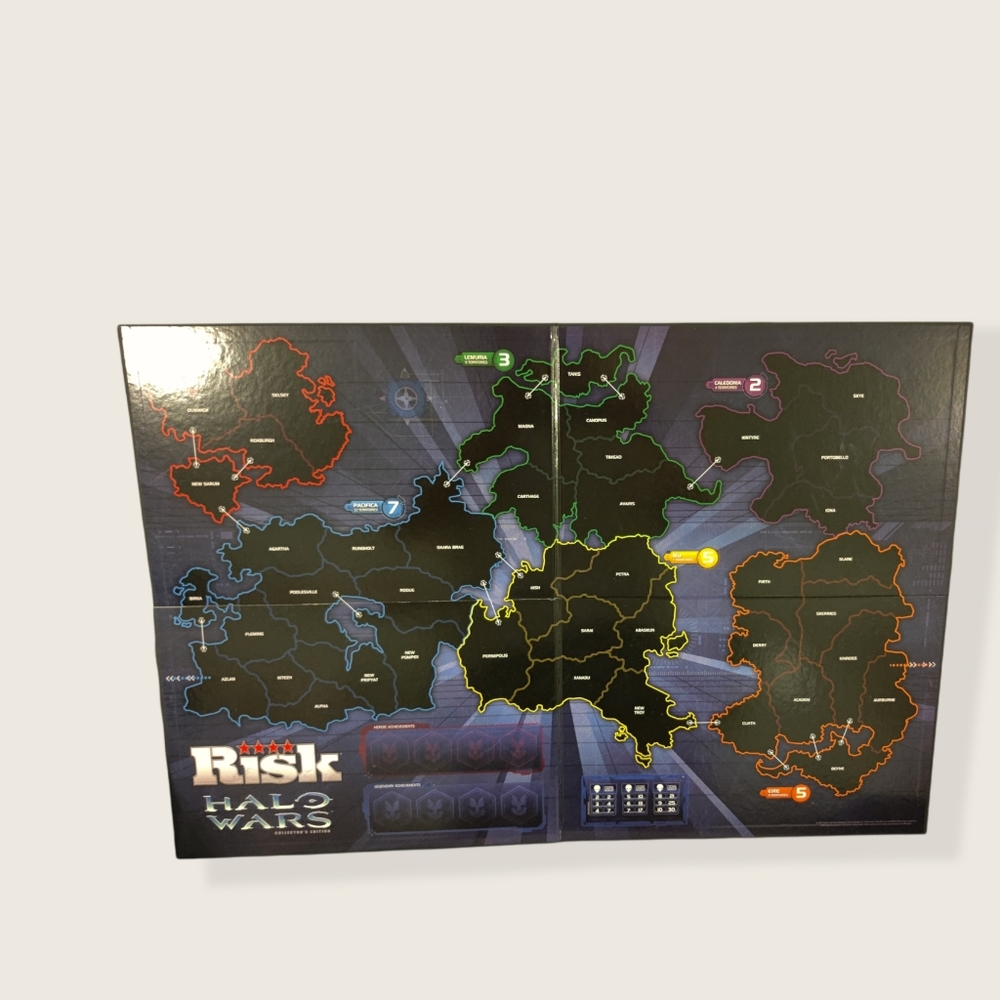 Risk Halo Wars Collector's Edition Board Game 2009 - Gem
